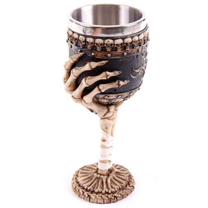 Creative,Glass,Finger,Bones,Shape,Resin,Stainless,Steel,Goblet