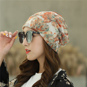 Breathable,Fashion,Country,Style,Beanie,Floral