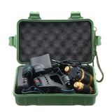 21x11x6.5CM,Green,Plastic,Storage,Holder,Torch,Light,Headlight,Flashlight,Accessories