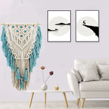Knotted,Macrame,Handmade,Bohemian,Hanging,Tapestry,Decorations
