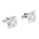 Unisex,Business,Silver,Cufflinks,Cufflinks