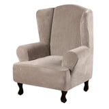 Velvet,Cover,Elastic,Wingback,Coverage,Chair,Protector,Stretch,Slipcover,Dustproof,Armchair,Cover,Office,Furniture,Decorations