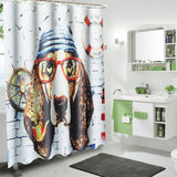 Modern,Animal,Waterproof,Polyester,Shower,Curtain,Octopus,Pattern,Plastic,Hooks,Shower