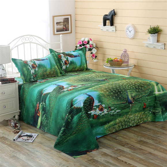 Peafowls,Dream,Bedding,Pillow,Cover,Sheet,Bedroom,Decor