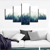 Loskii,Spray,Paintings,Canvas,Combination,Decorative,Paintings,Forest,Landscape,Decorations