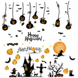 Halloween,Waterproof,Stickers,Gothic,Pumpkin,Lantern,Witch,Pattern,Nursery,Decoration