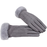 Women,Winter,Thick,Velvet,Lined,Suede,Glove,Windproof,Cycling,Touch,Screen,Gloves
