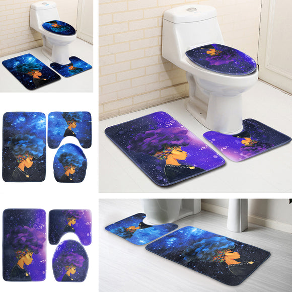 African,Bathroom,Waterproof,Carpet,Pedestal,Toilet,Cover