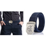 125CM,Nylon,Military,Durable,Metal,Buckle,Casual,Breathable,Jeans,Waistband