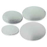 Silver,Round,Thick,Board,Stand,Holder,Strong,Wedding,Birthday
