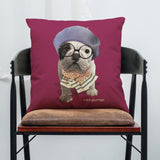 French,Bulldog,Printed,Pillowcase,Cotton,Linen,House,Decoration,Cushion,Cover,Pillow