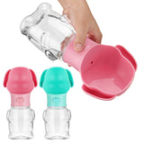 500ml,Portable,Travel,Water,Bottle,Dispenser,Feeder,Drinking