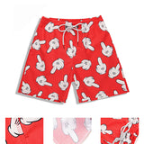 S5258,Beach,Shorts,Board,Shorts,Funny,Gloves,Printing,Drying,Waterproof,Elasticity