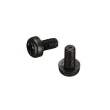 Suleve,M4NR1,50pcs,Black,Nylon,Round,Phillips,Screw,Bolts