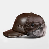 Trapper,Men's,Thick,Outdoor,Earmuffs,Cotton,Leather,Baseball