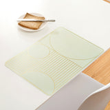 Waterproof,Grease,Proof,Simple,Geometry,Pattern,Resistant,Insulating,Placemat