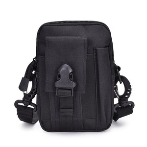 6inch,Multifunction,Tactical,Waist,Shoulder,Zipper,Theft,Crossbody,Camping,Hunting,Travel