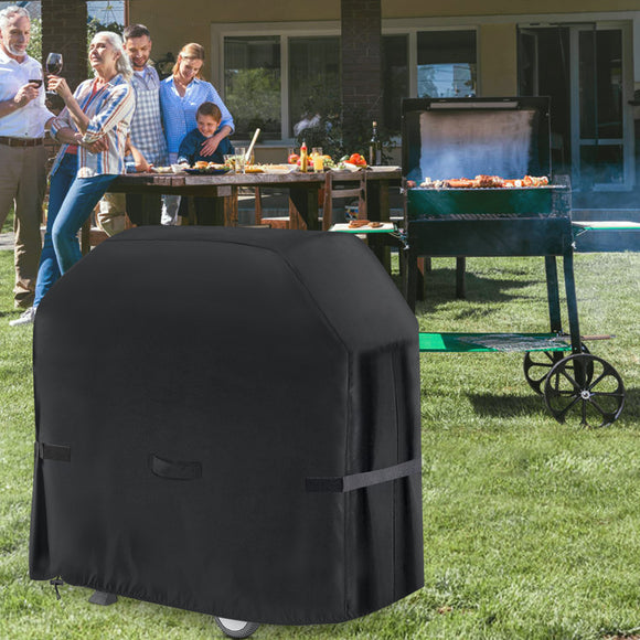 Grill,Cover,Heavy,Waterproof,Grill,Cover,Handle,Straps,Storage,Shrink,Outdoor,RipProof,Weber,Brinkmann,Outback