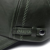 Collrown,leather,Casual,Retro,Personality,Leather,Sunshade,Baseball