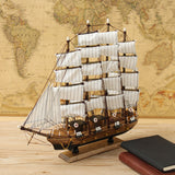 Handmade,Wooden,Sailing,Boats,Model,Assembly,Nautical,Schooner,Decorations