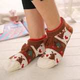 Women,Winter,Christmas,Casual,Fashion,Ankle,Socks,Floor,Socks,Thickening,Knitted,Socks