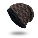 Men's,Beanie,Thick,Collision,Color,Bonnet