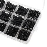 Suleve,MXCH5,500Pcs,Carbon,Steel,Screw,Socket,Assortment