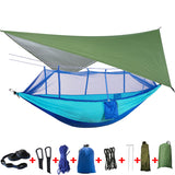 IPRee,Person,Camping,Hammock,Mosquito,Rainfly,Cover,Double,Hanging,Outdoor,Travel