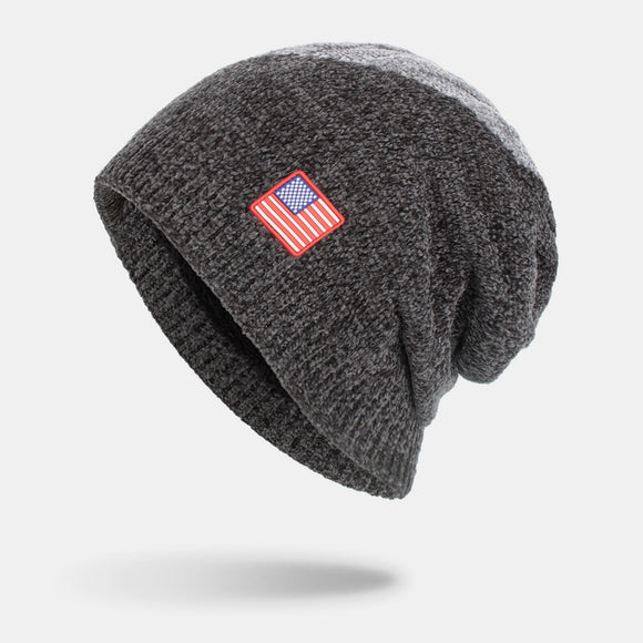 America,WInter,Beanie,Skull,Woolen