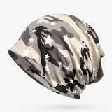 Women,Cotton,Camouflage,Beanie,Scarf,Outdoor,Earmuffs,Skullcap