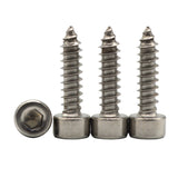 Suleve,M5SH9,50Pcs,Stainless,Steel,Socket,Cylinder,Tapping,Screw,Screws,Speaker,Screws,Optional,Length