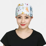 Surgical,Scrub,Dustproof,Cotton,Printed,Beautician