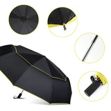 Xmund,Umbrella,Double,Layer,Windproof,Umbrella,People,Three,Folding,Sunshade