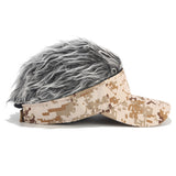 Camouflage,Synthetic,Hairpiece,Peaked,Toupee,Fishing,Hunting,Tactical