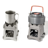 Camping,Stove,Portable,Ultralight,Titanium,Burning,Cooking,Stove,Firewood,Stove