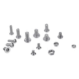 Suleve,MXST2,480Pcs,Screw,Pan&Flat,Stainless,Steel,Assortment