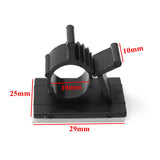 10Pcs,Cable,Fasteners,Holder,Adhesive,Black,Clips,Clamp