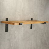 Industrial,Chunky,Solid,Shelf,Brackets,Matte,Black,Painting