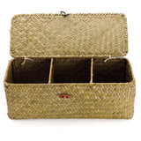 Seaweed,Woven,Storage,Basket,Fruit,Sundries,Organizer,Fruit,Container