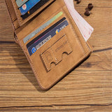 Leather,Short,Wallet,Holder,Purse,Money,Billfold,Outdoor,Travel