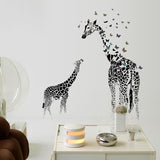 Honana,Giraffe,Colorful,Butterfly,Sticker,Removable,Decor,Bedroom,Applique