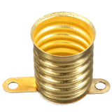 Straight,Socket,Holder,Copper,Shrapnel,Yellow,Lionel,Light,Screw