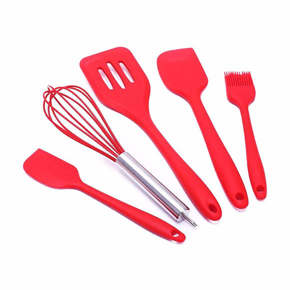 KCASA,Pieces,Silicone,Baking,Kitchen,Cooking,Utensils,Spatula,Slotted,Turner