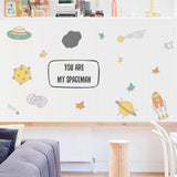 Miico,FX64036,Cartoon,Sticker,Spaceship,Meteorite,Combination,Stickers,Children's,Decoration,Stickers