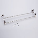 Double,Towel,Holder,Mounted,Stainless,Steel,Towel,Shelf,Holder,Holder