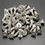 Suleve,M4SH2,50pcs,Metric,Stainless,Steel,Countersunk,Socket,Screw,Bolts