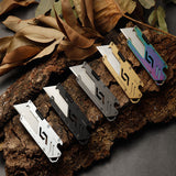 Blade,Multifunctional,Opener,Wrench,Paper,Cutter,Hiking,Outdoor,Tactical,Keychain,Blade