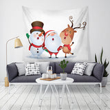 Loskii,Decoration,Christmas,Tapestry,Santa,Print,Hanging,Tapestry,Christmas,Decorations