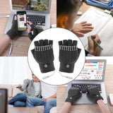 Electric,Heating,Gloves,Warmers,Winter,Mittens,Laptop,Fingerless,Heating,Gloves