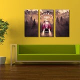 Miico,Painted,Three,Combination,Decorative,Paintings,Jungle,Adventure,Decoration